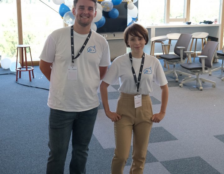 Fin and Lizbeth from The Good Robot Company